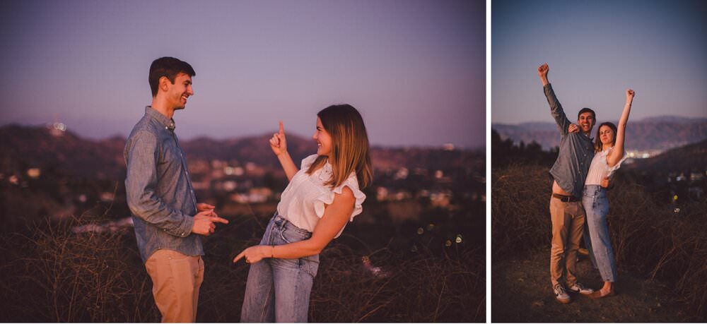  los angeles elopement, hollywood wedding locations, california elopement, los angeles elopement locations, how to elope in los angeles, adventure session, adventure elopement, adventure session outfit, cupcakes and cashmere, los angeles elopement photographer, sustainable fashion, lifestyle blogger, los angeles proposal ideas, engagement photo ideas, los angeles engagement photos, runyon canyon, los angeles engagement photo locations, sunset elopement photos, engagement photo poses 
