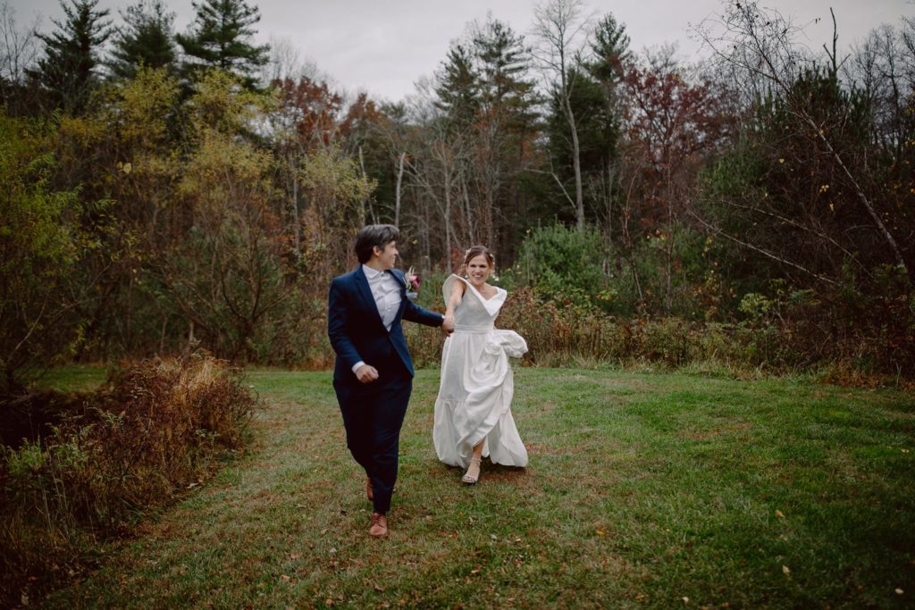 LGBTQ Couple Eloping in Fall Foliage in Vermont